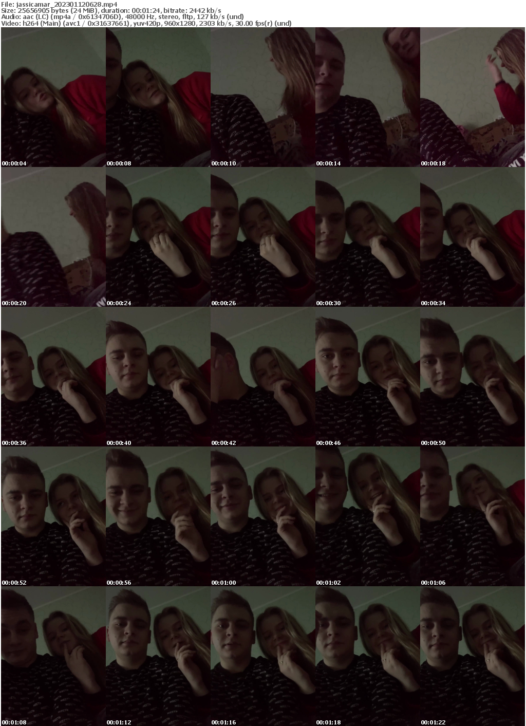 Preview thumb from jassicamar on 2023-01-12 @ bongacams