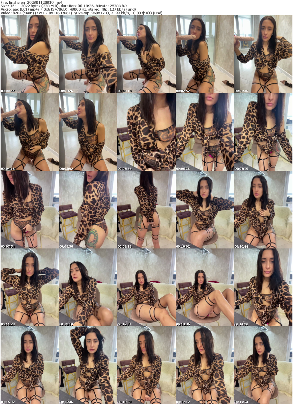 Preview thumb from linahelen on 2023-01-12 @ bongacams