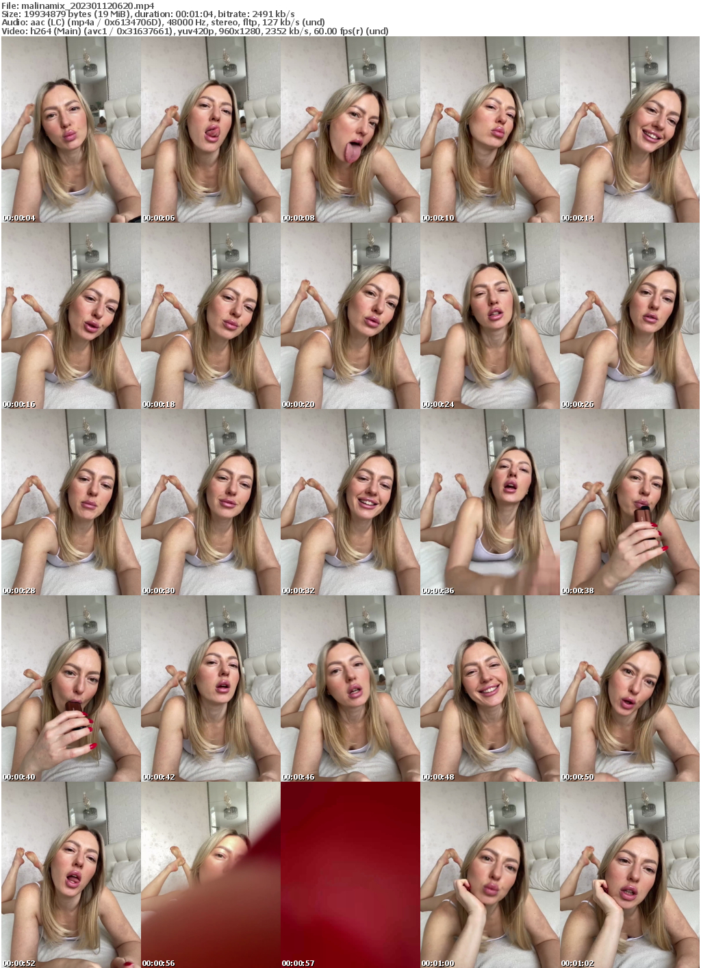 Preview thumb from malinamix on 2023-01-12 @ bongacams