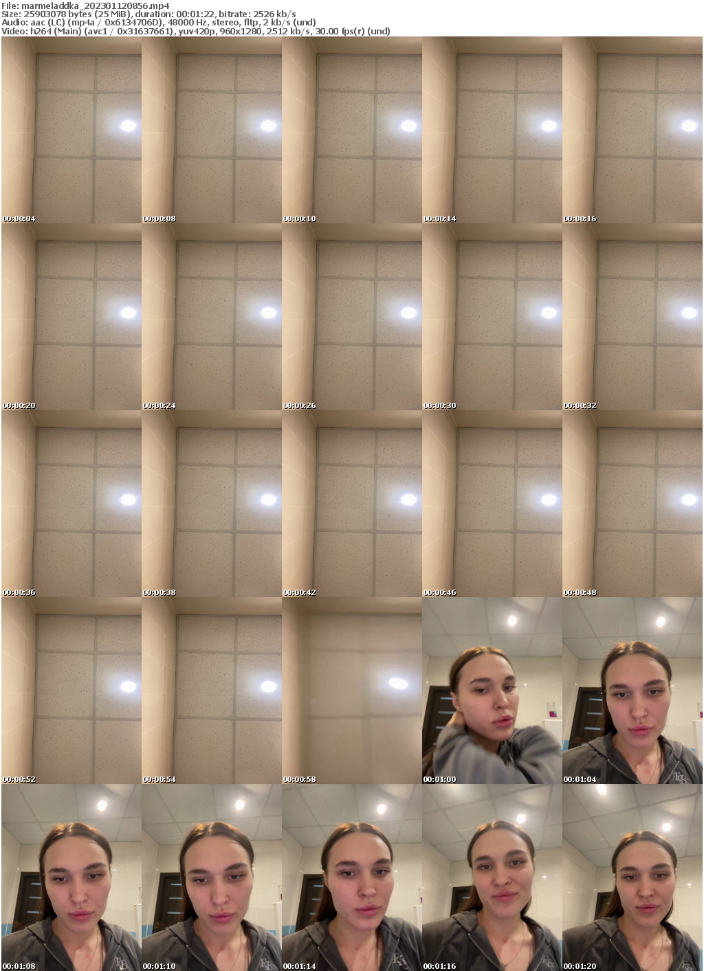 Preview thumb from marmeladdka on 2023-01-12 @ bongacams