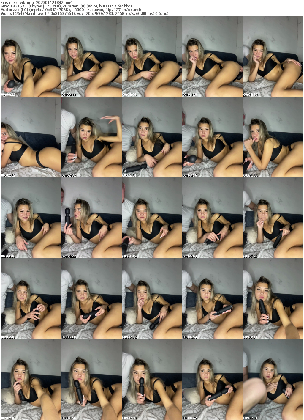 Preview thumb from miss_viktoria on 2023-01-12 @ bongacams