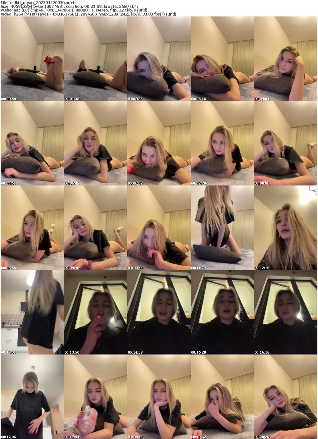 Preview thumb from redkij_myau on 2023-01-12 @ bongacams