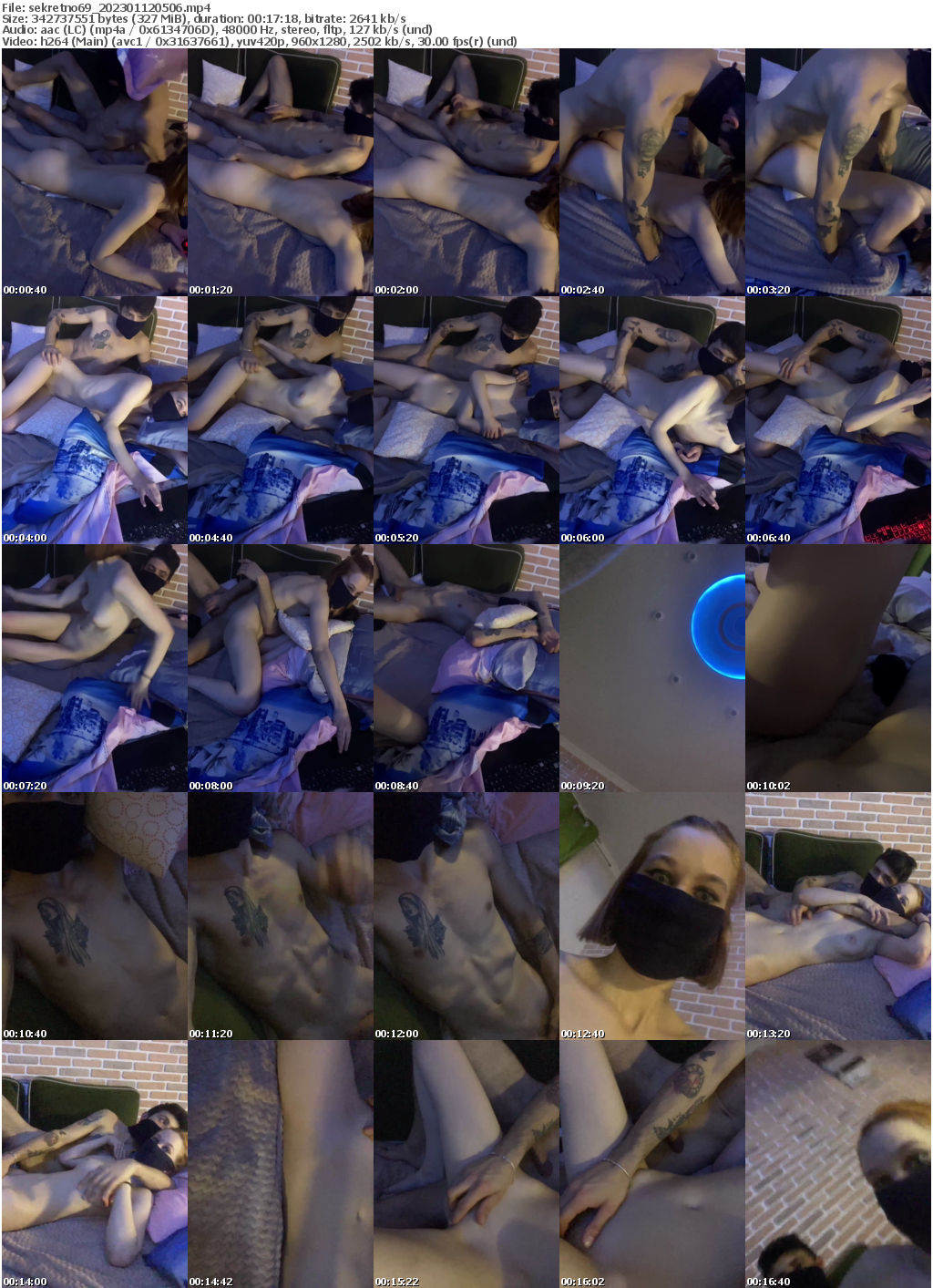 Preview thumb from sekretno69 on 2023-01-12 @ bongacams