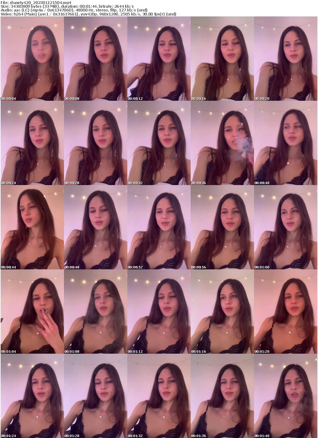 Preview thumb from shawty420 on 2023-01-12 @ bongacams