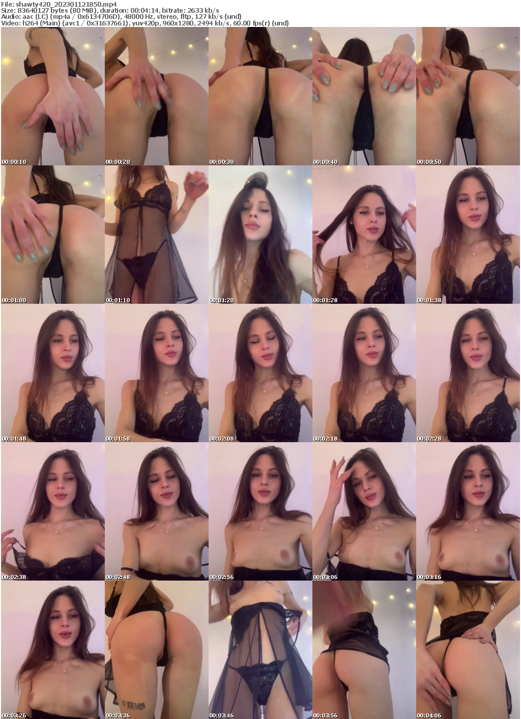 Preview thumb from shawty420 on 2023-01-12 @ bongacams