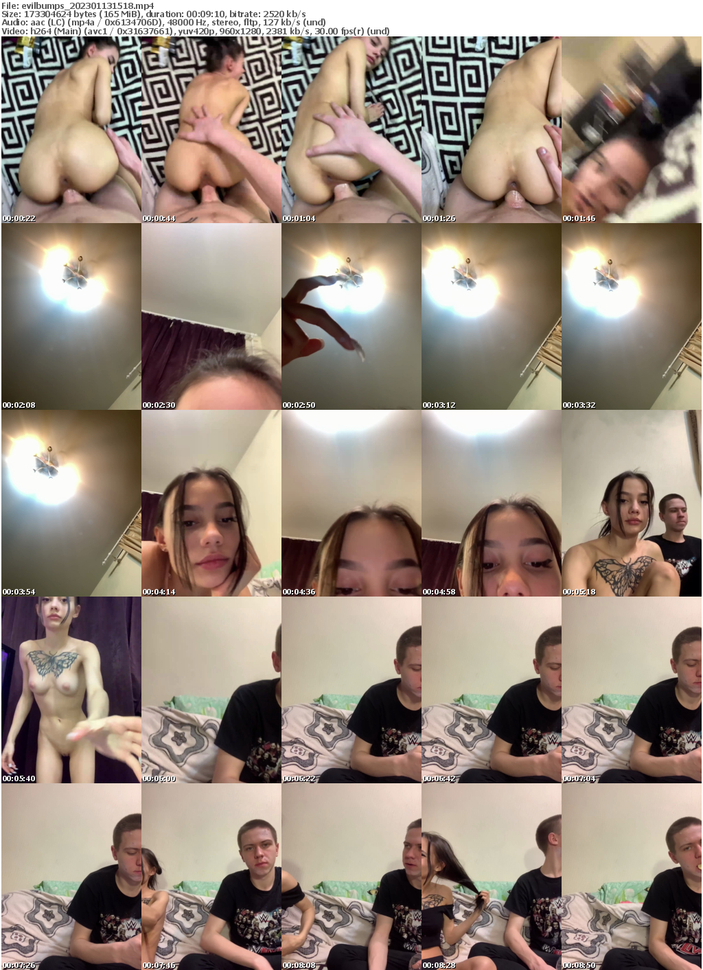 Preview thumb from evilbumps on 2023-01-13 @ bongacams