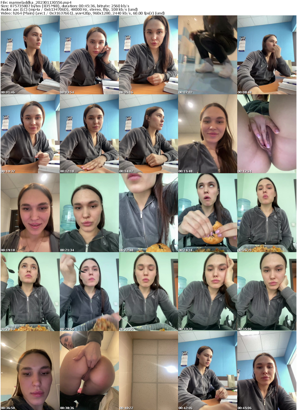 Preview thumb from marmeladdka on 2023-01-13 @ bongacams