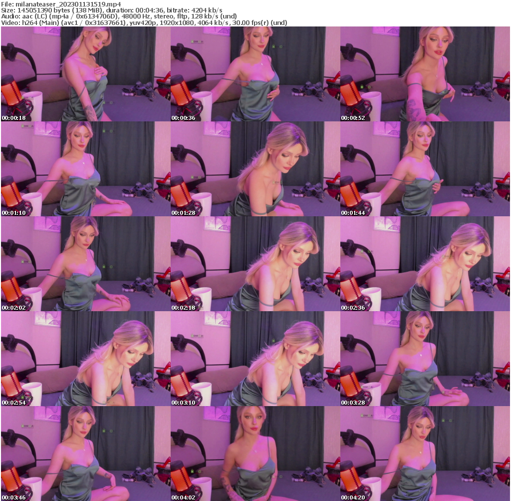 Preview thumb from milanateaser on 2023-01-13 @ bongacams