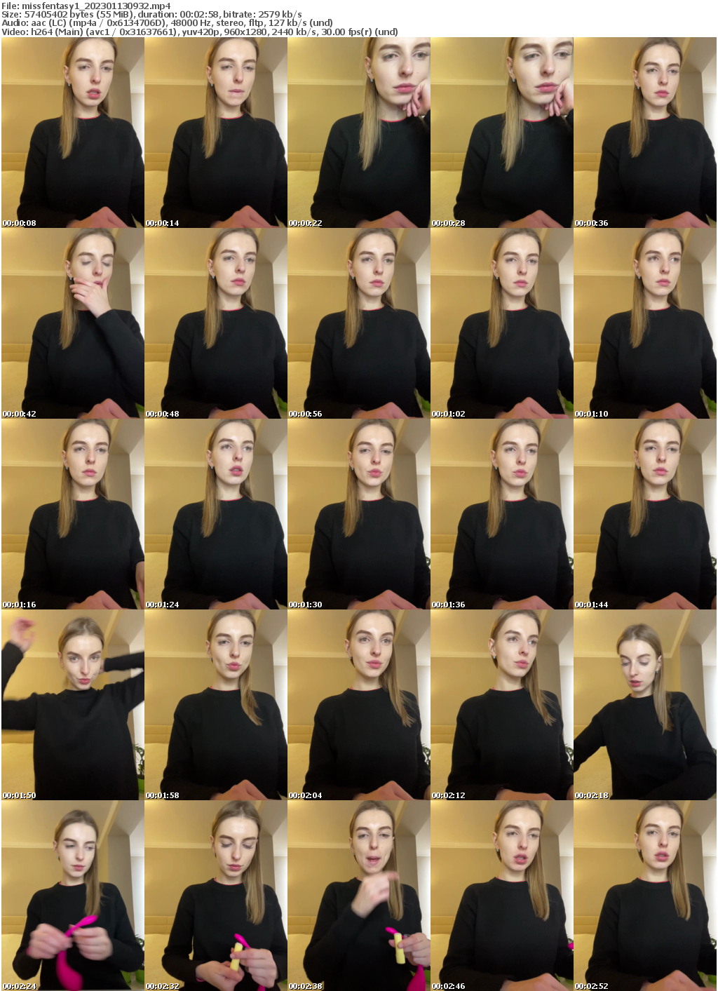 Preview thumb from missfentasy1 on 2023-01-13 @ bongacams