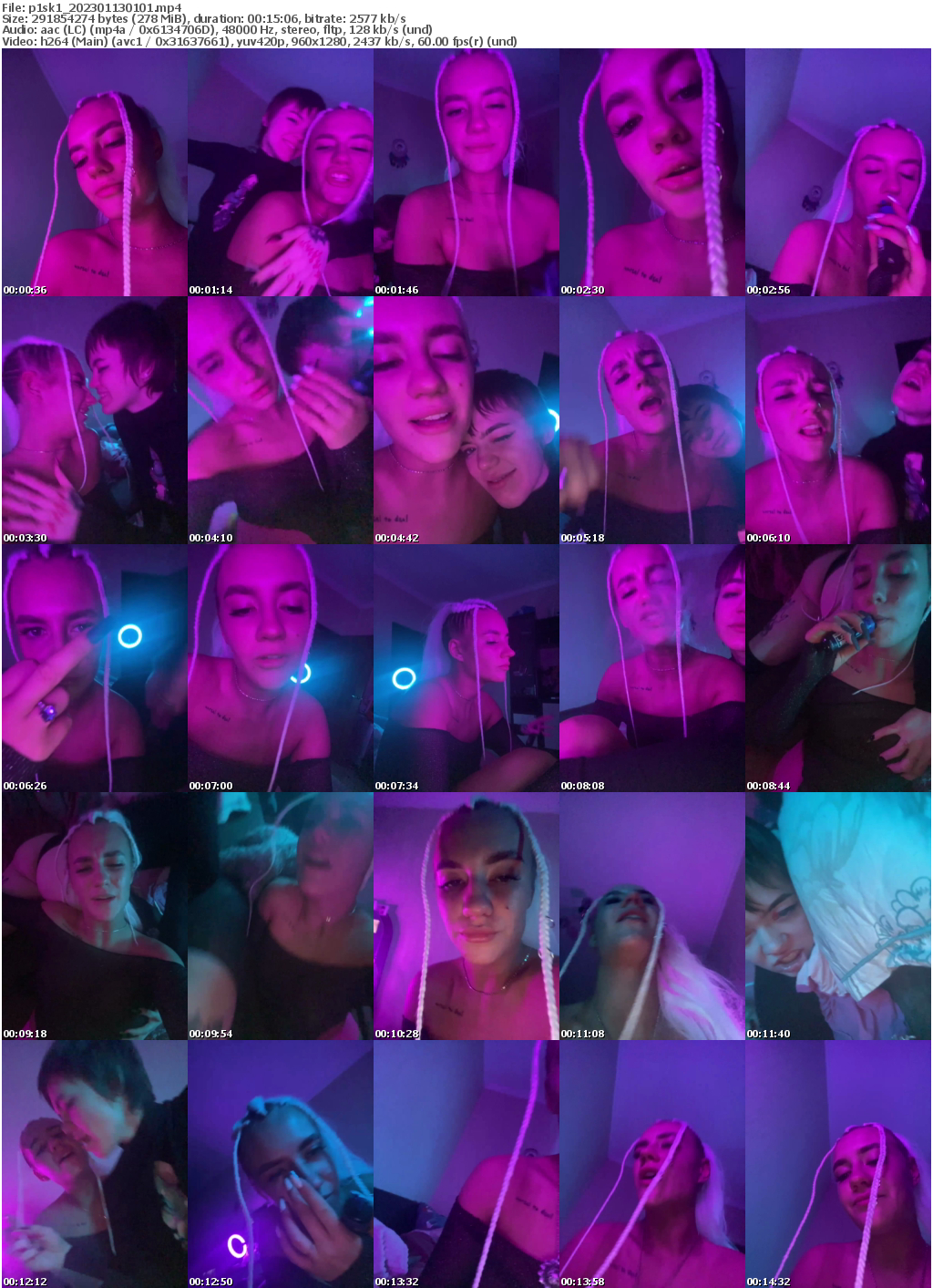 Preview thumb from p1sk1 on 2023-01-13 @ bongacams