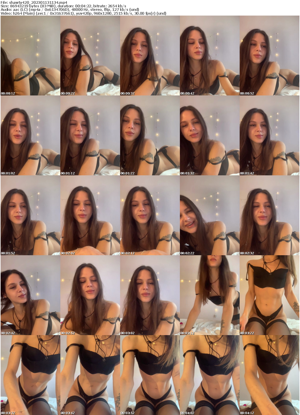 Preview thumb from shawty420 on 2023-01-13 @ bongacams