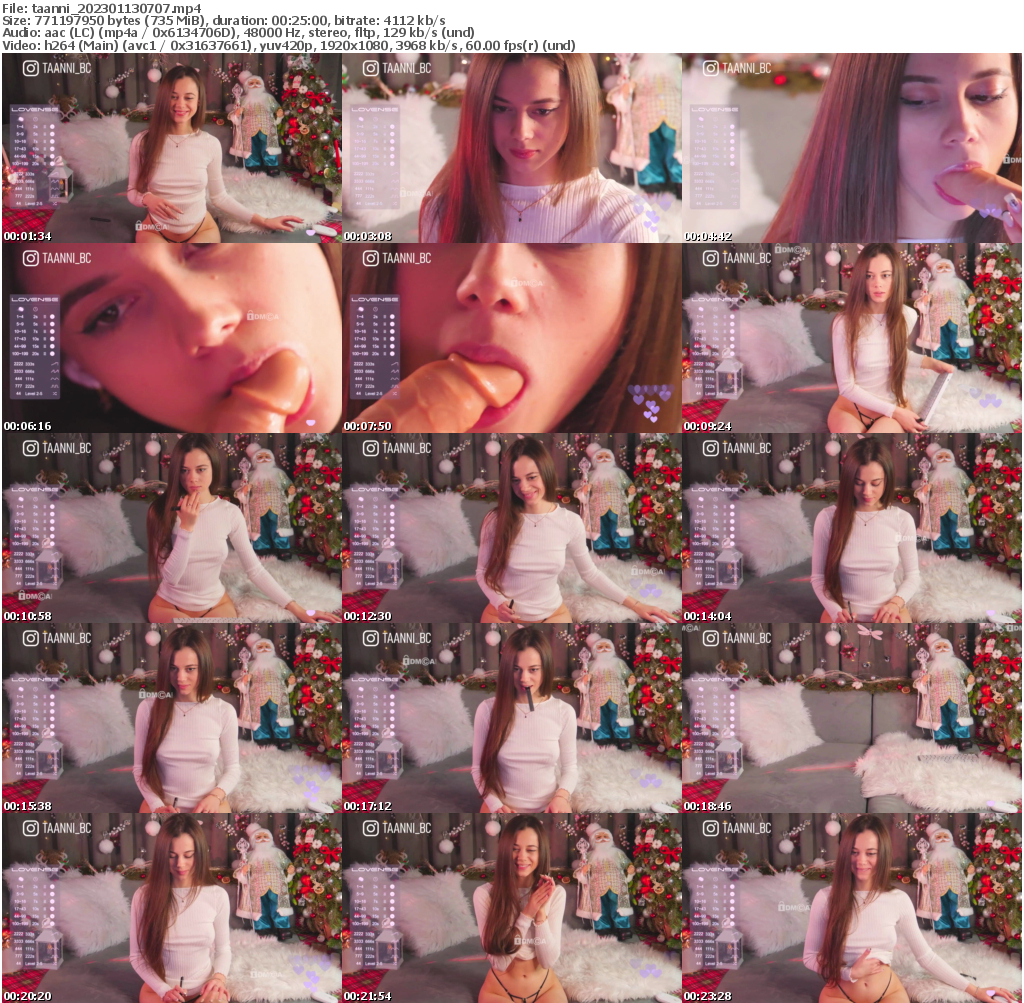 Preview thumb from taanni on 2023-01-13 @ bongacams