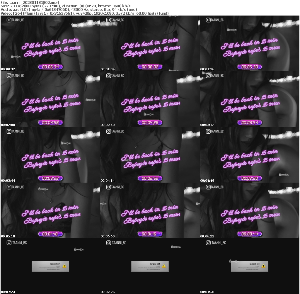 Preview thumb from taanni on 2023-01-13 @ bongacams