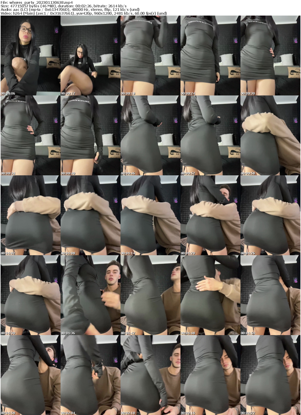 Preview thumb from whores_party on 2023-01-13 @ bongacams