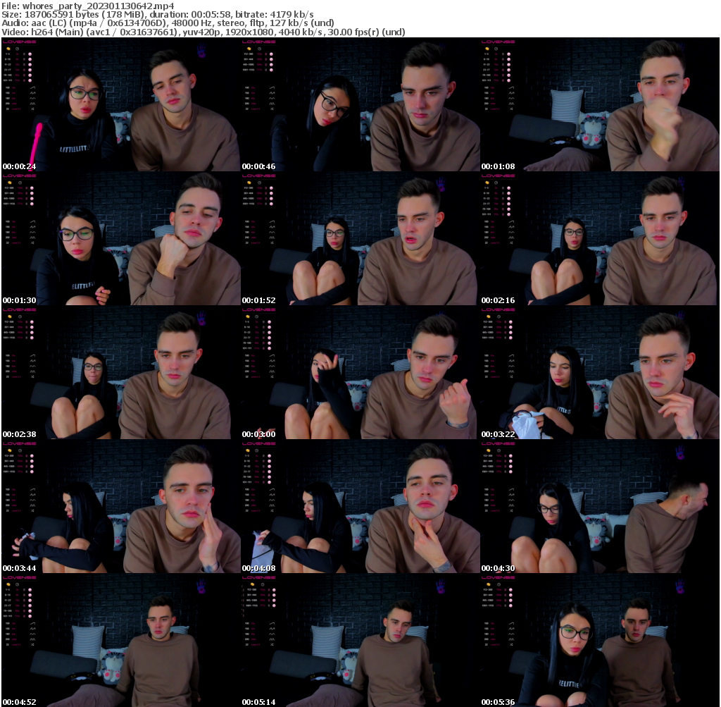 Preview thumb from whores_party on 2023-01-13 @ bongacams