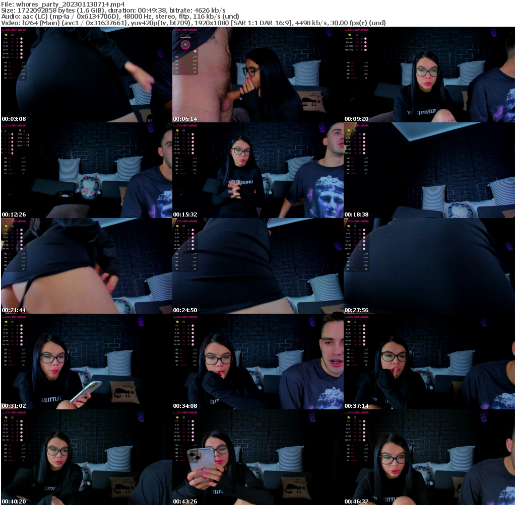 Preview thumb from whores_party on 2023-01-13 @ bongacams