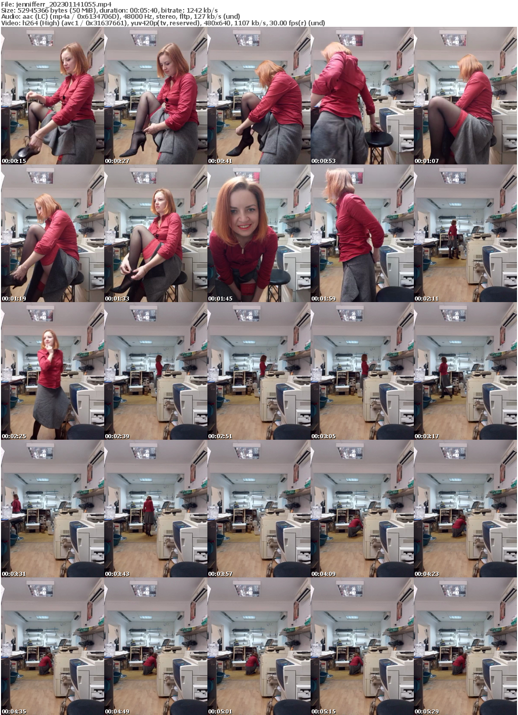 Preview thumb from jennifferr on 2023-01-14 @ bongacams