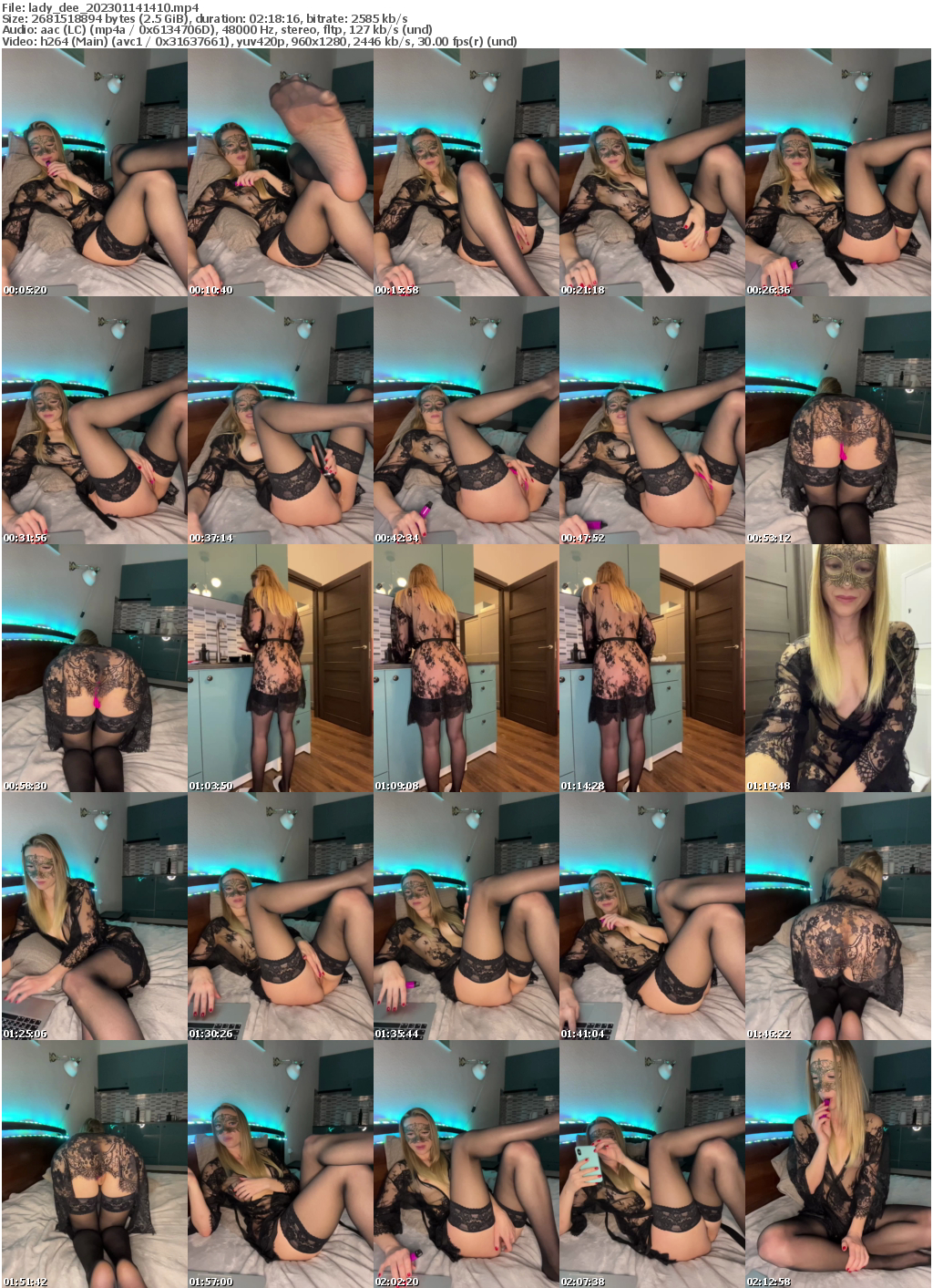 Preview thumb from lady_dee on 2023-01-14 @ bongacams