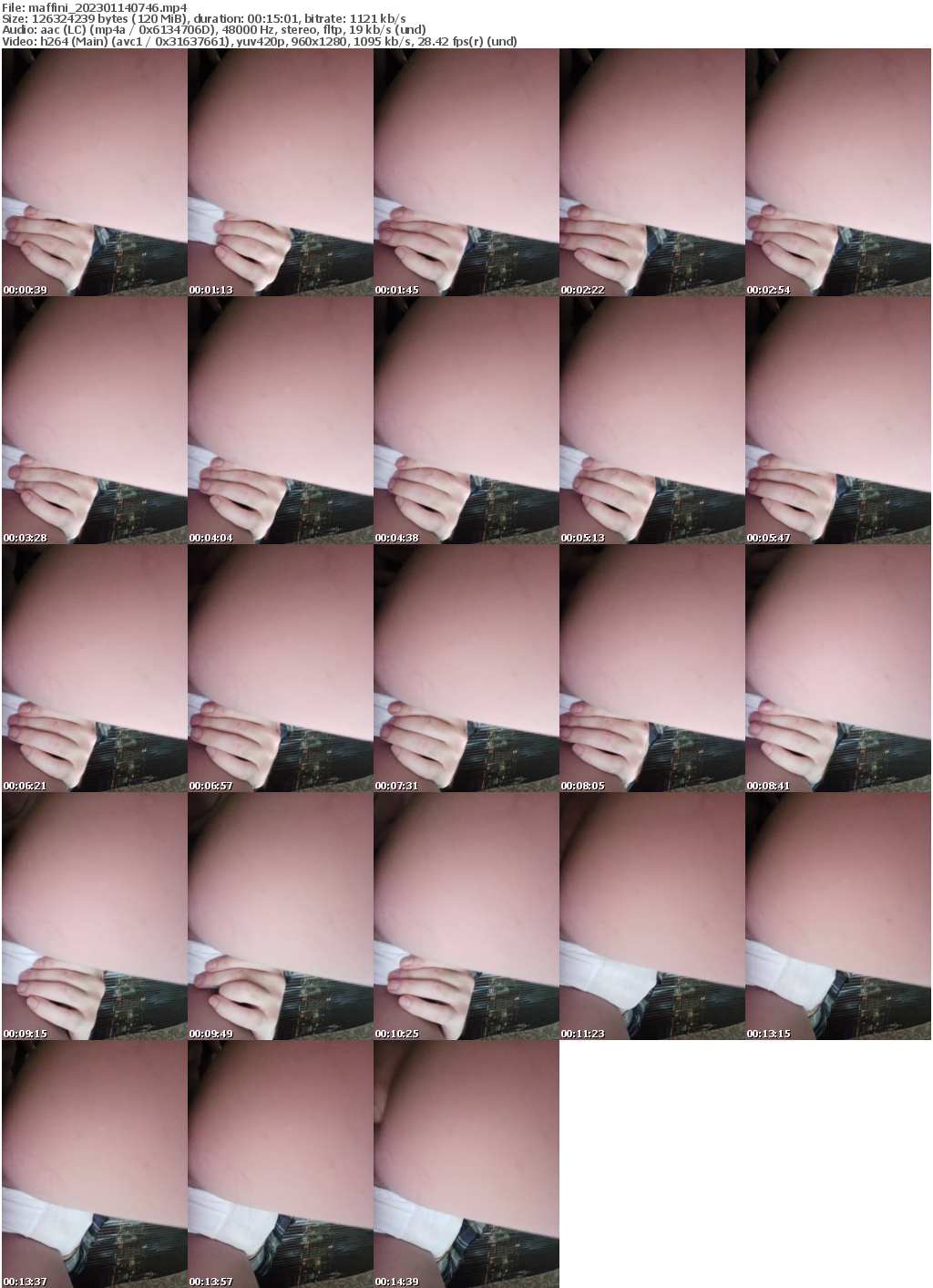 Preview thumb from maffini on 2023-01-14 @ bongacams