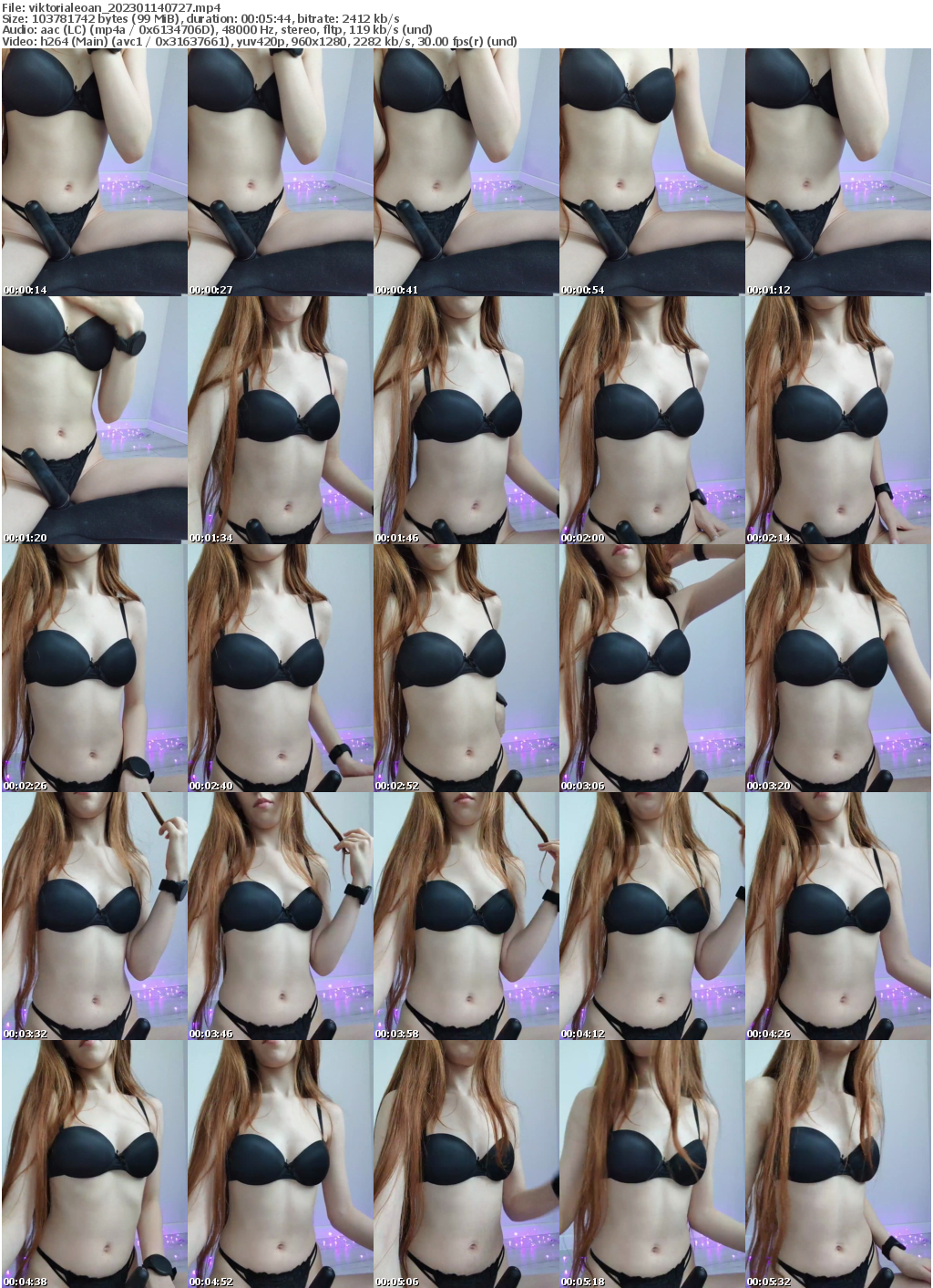 Preview thumb from viktorialeoan on 2023-01-14 @ bongacams