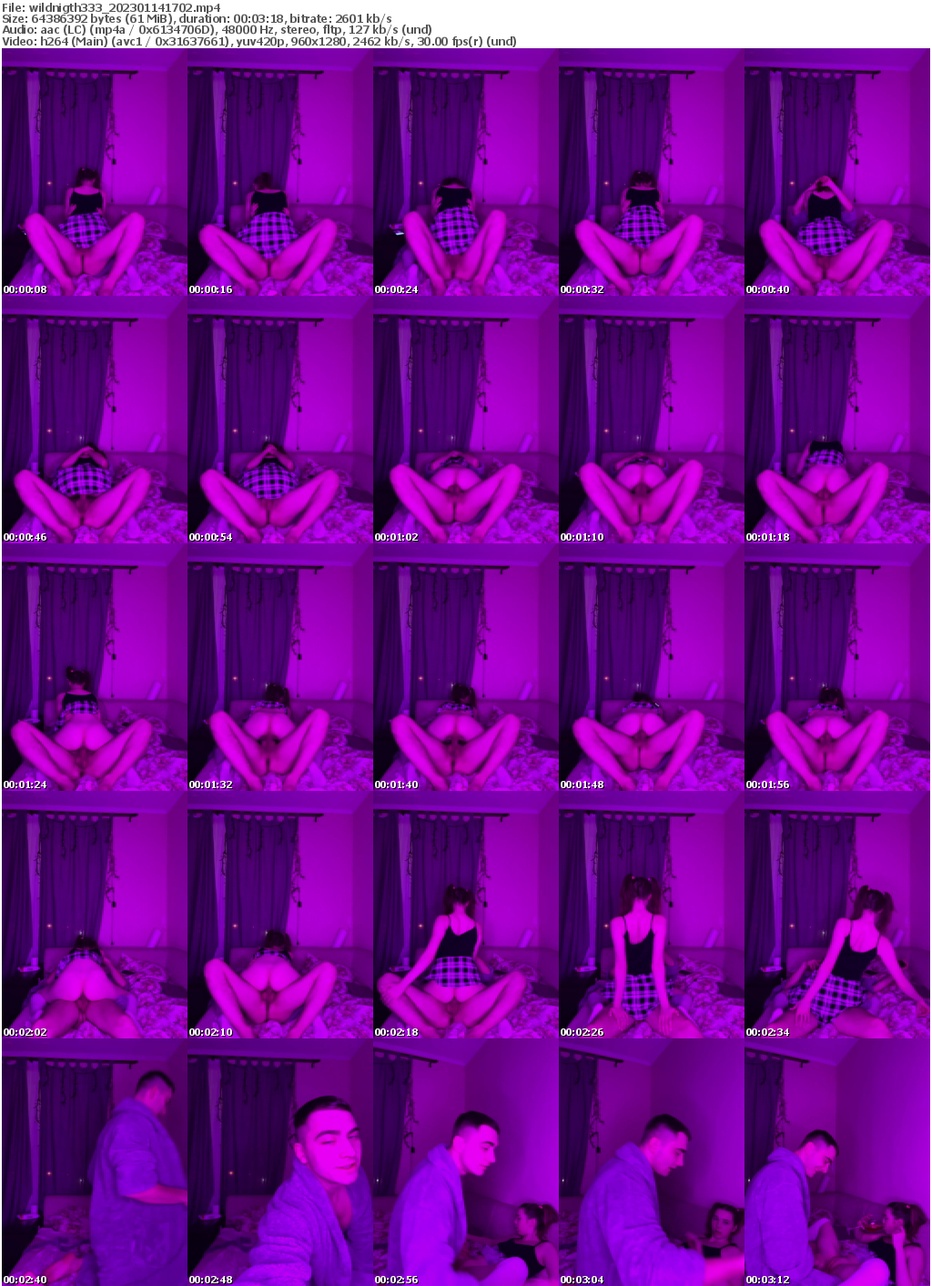 Preview thumb from wildnigth333 on 2023-01-14 @ bongacams