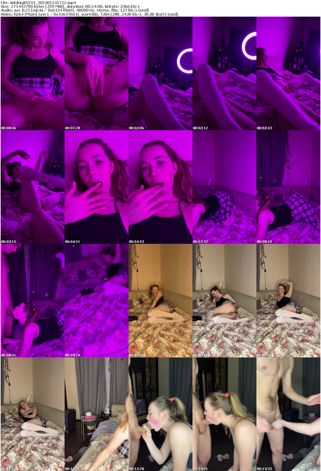 Preview thumb from wildnigth333 on 2023-01-14 @ bongacams