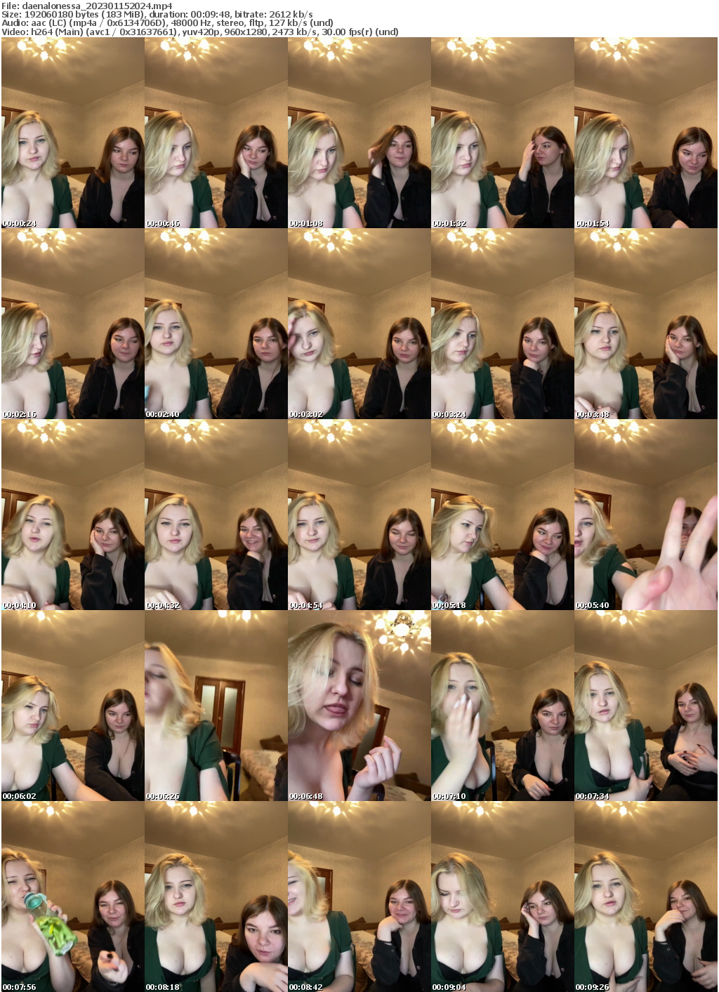 Preview thumb from daenalonessa on 2023-01-15 @ bongacams