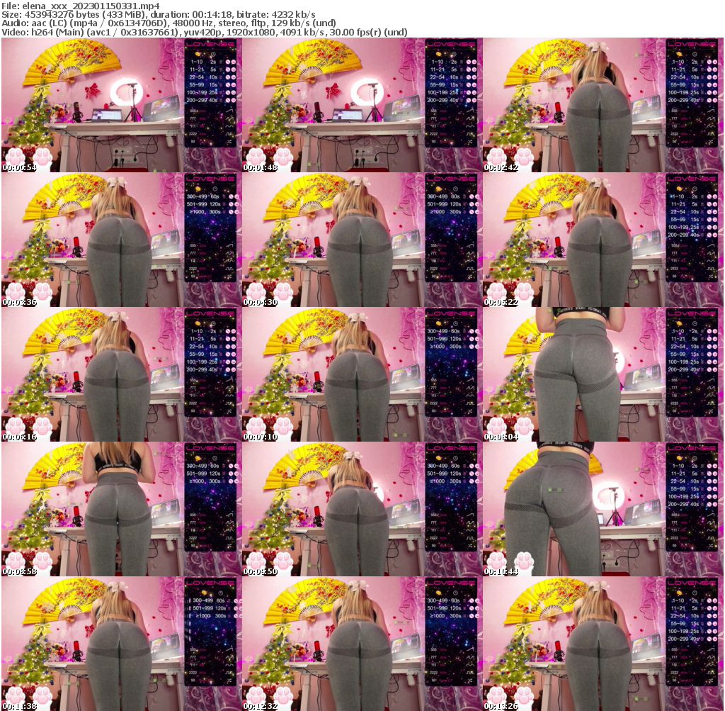 Preview thumb from elena_xxx on 2023-01-15 @ bongacams