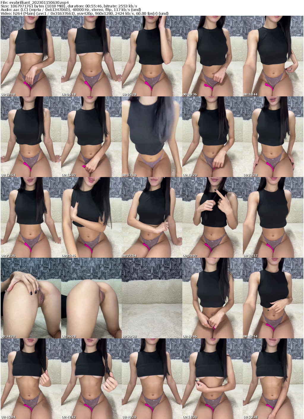 Preview thumb from evabrilliant on 2023-01-15 @ bongacams