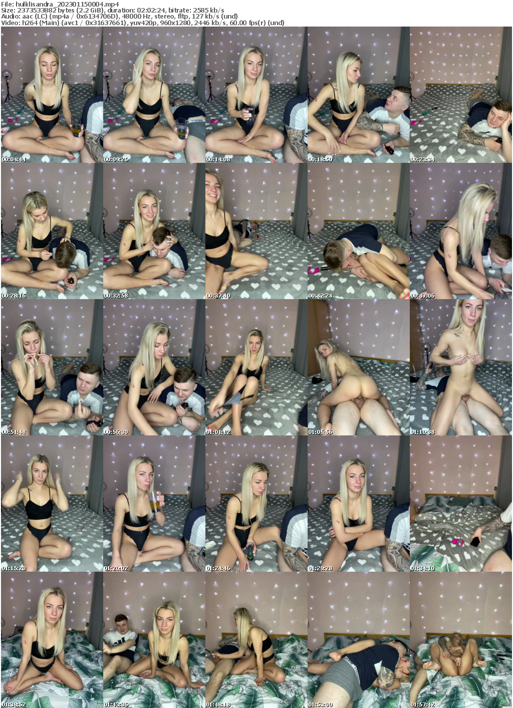 Preview thumb from hulklisandra on 2023-01-15 @ bongacams