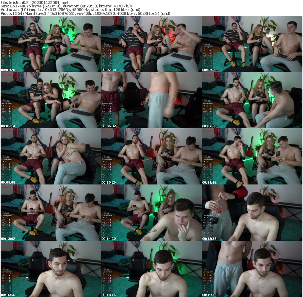 Preview thumb from kristian054 on 2023-01-15 @ bongacams