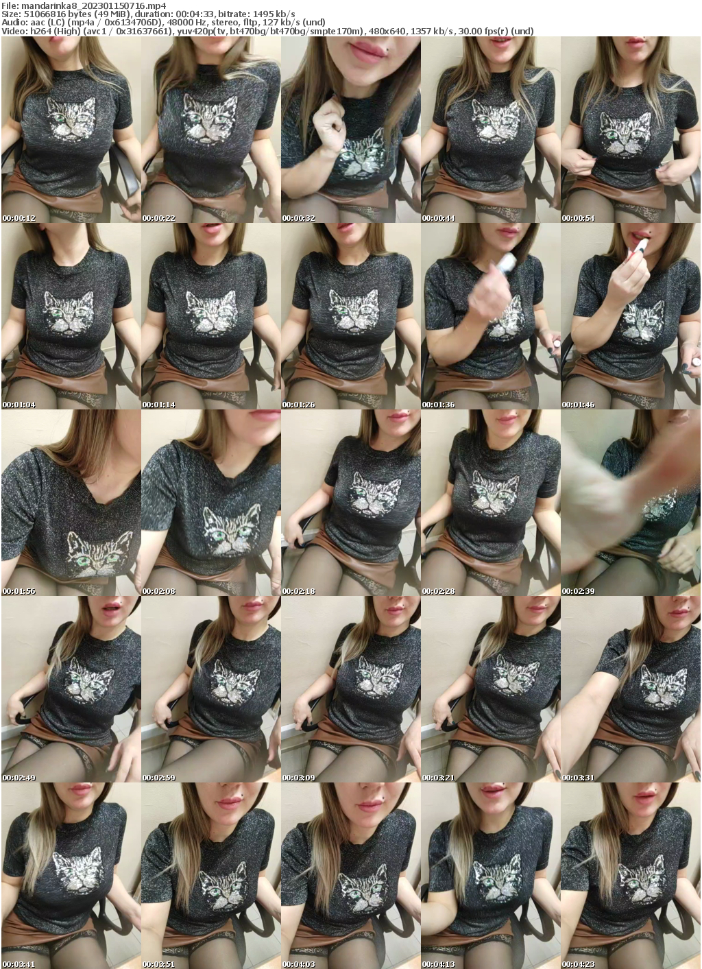 Preview thumb from mandarinka8 on 2023-01-15 @ bongacams