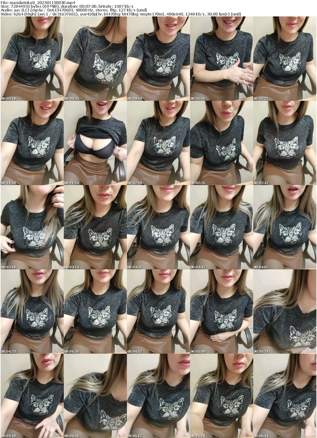 Preview thumb from mandarinka8 on 2023-01-15 @ bongacams