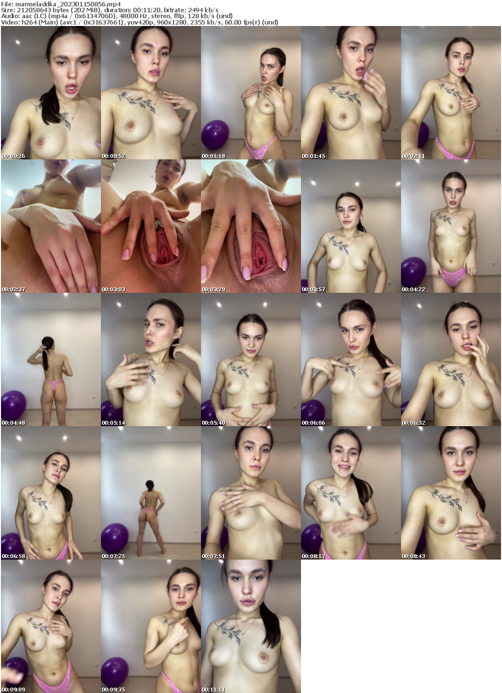 Preview thumb from marmeladdka on 2023-01-15 @ bongacams