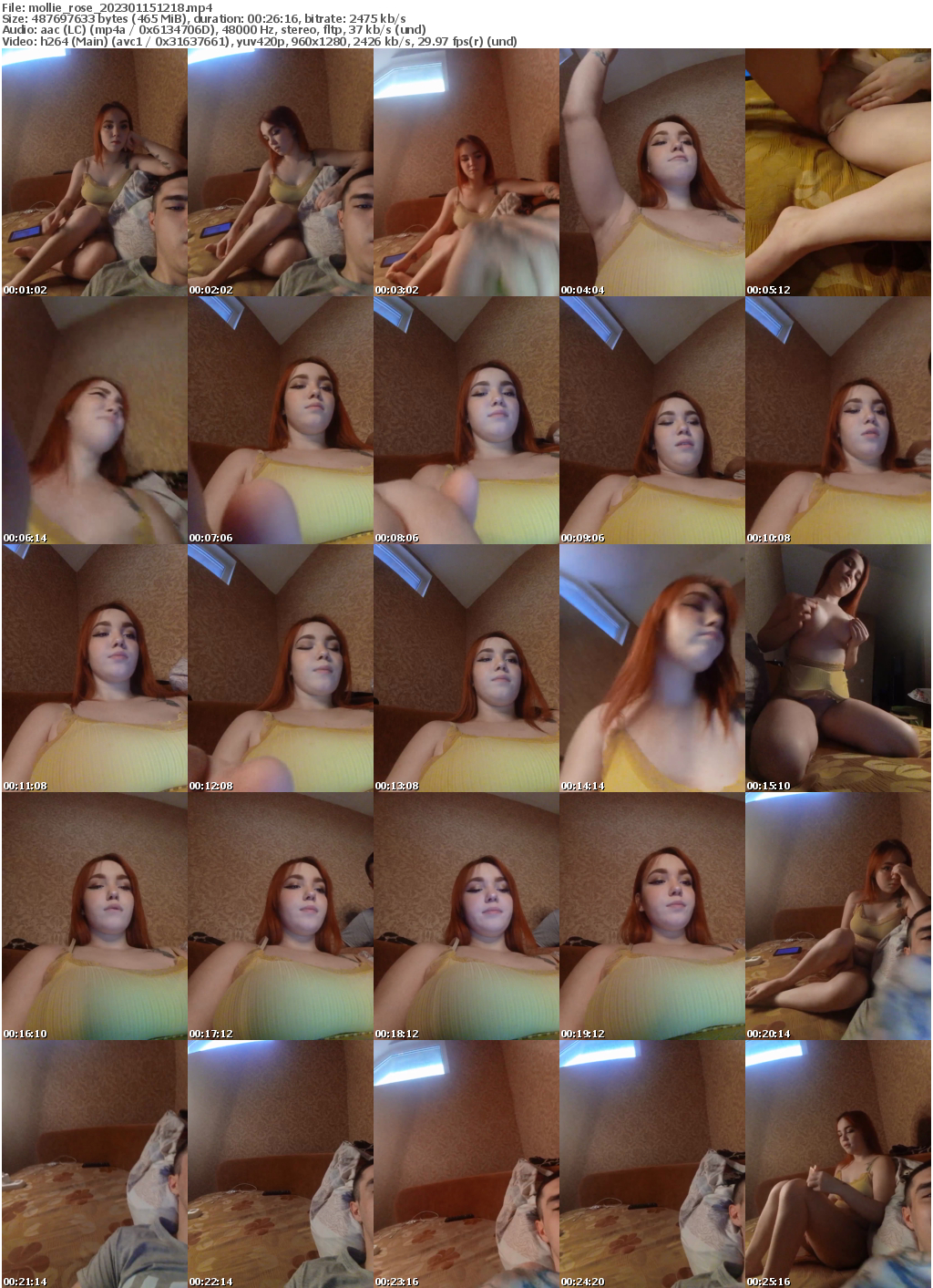 Preview thumb from mollie_rose on 2023-01-15 @ bongacams