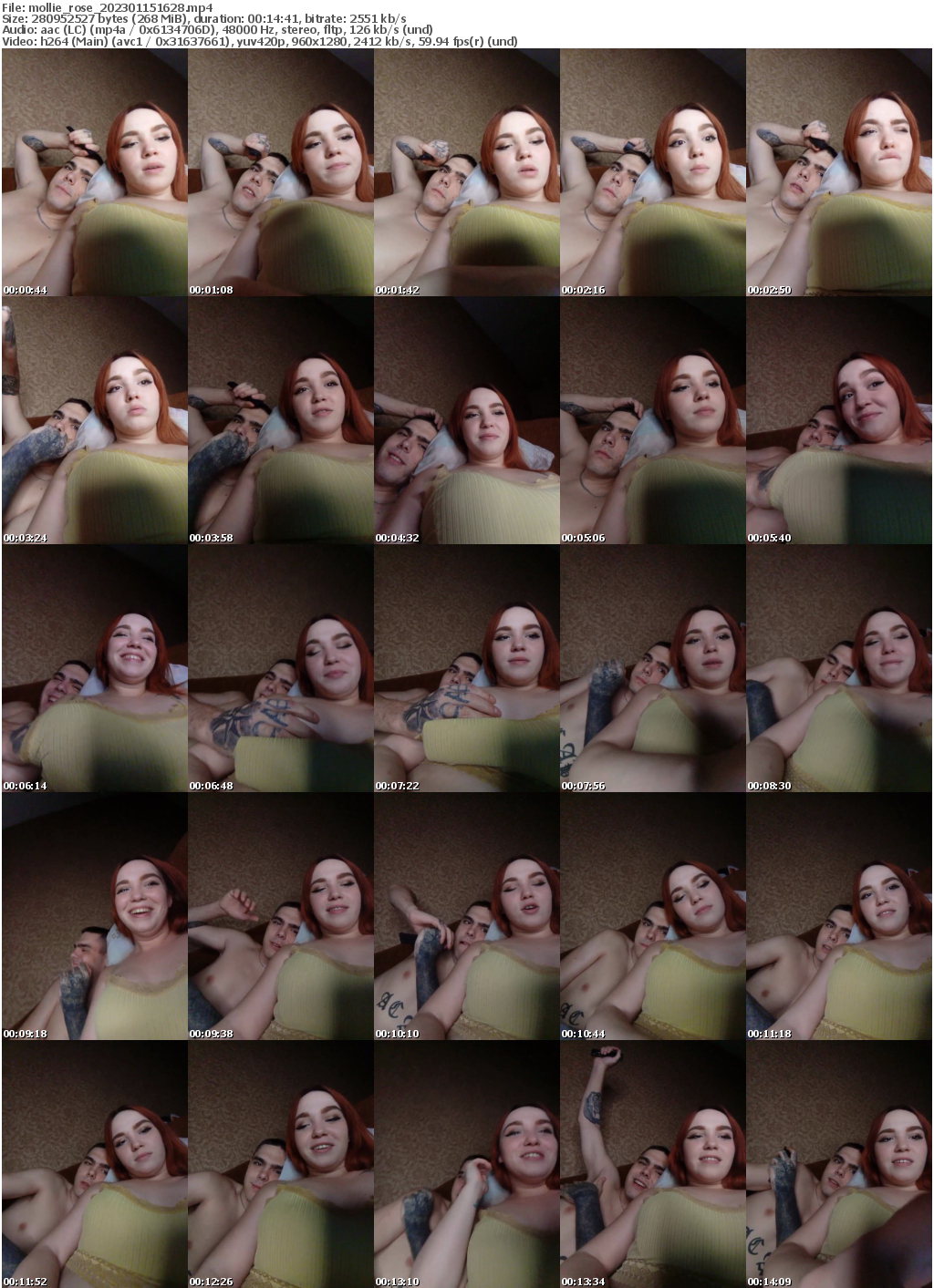 Preview thumb from mollie_rose on 2023-01-15 @ bongacams