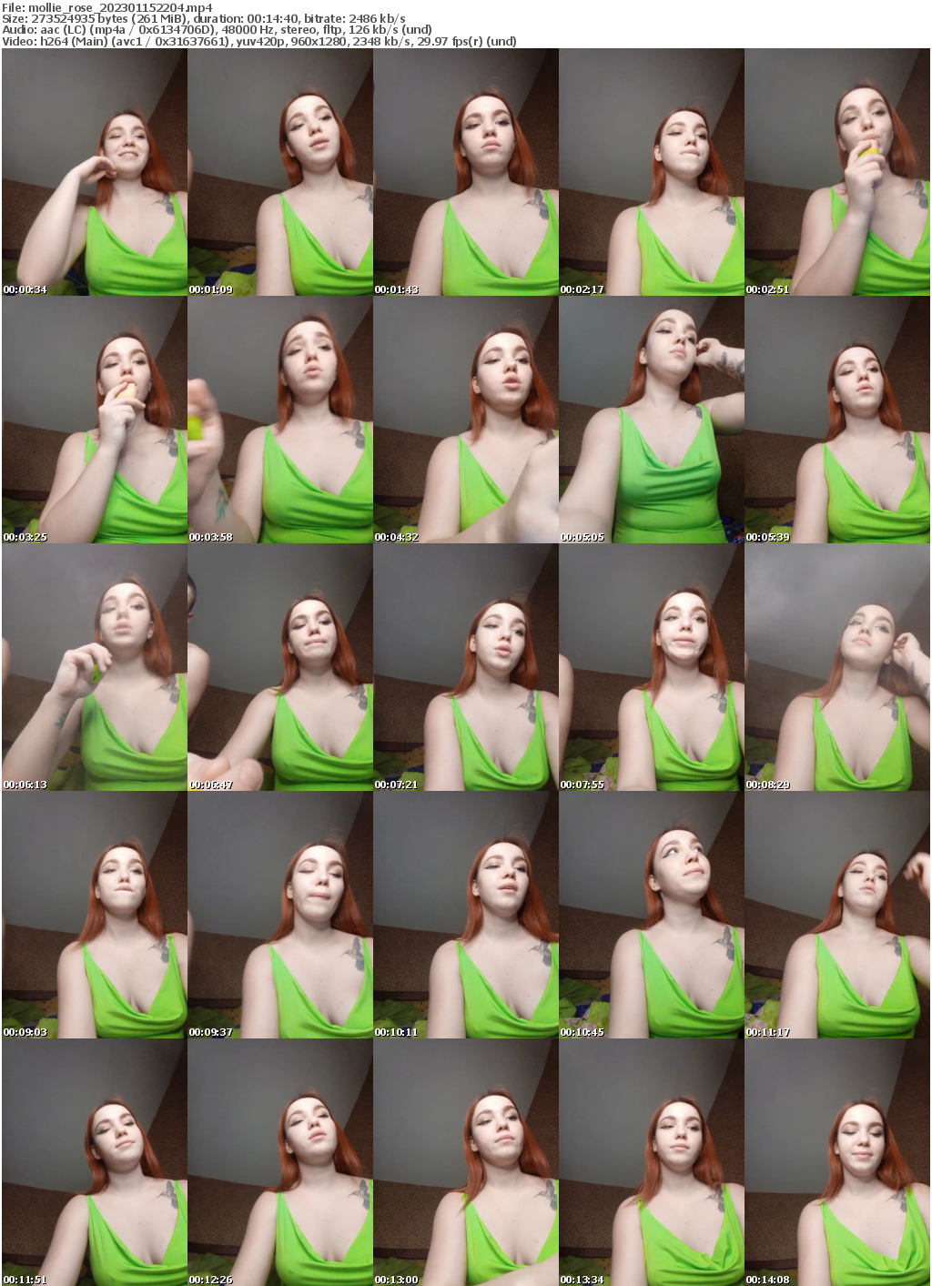 Preview thumb from mollie_rose on 2023-01-15 @ bongacams