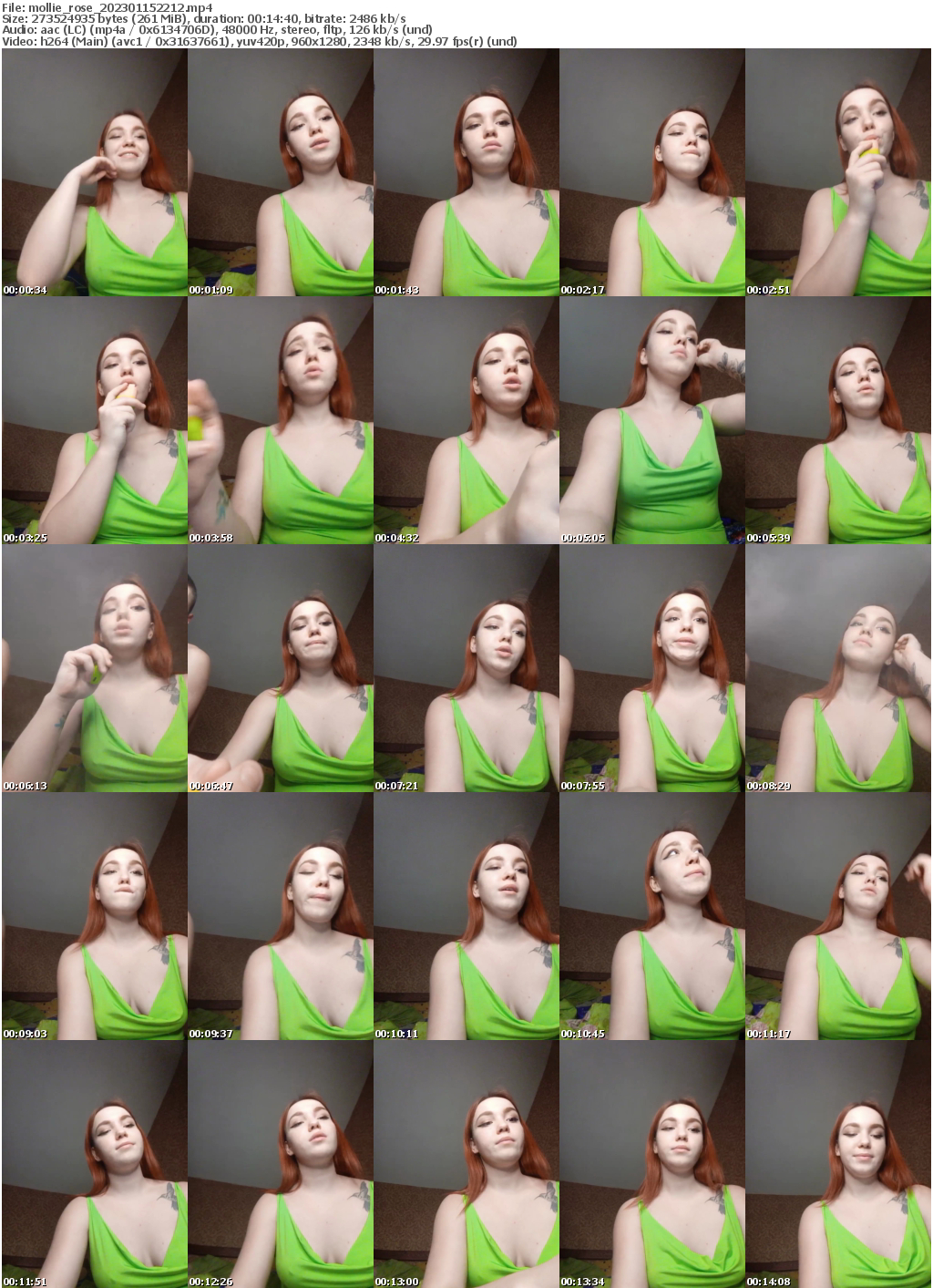 Preview thumb from mollie_rose on 2023-01-15 @ bongacams