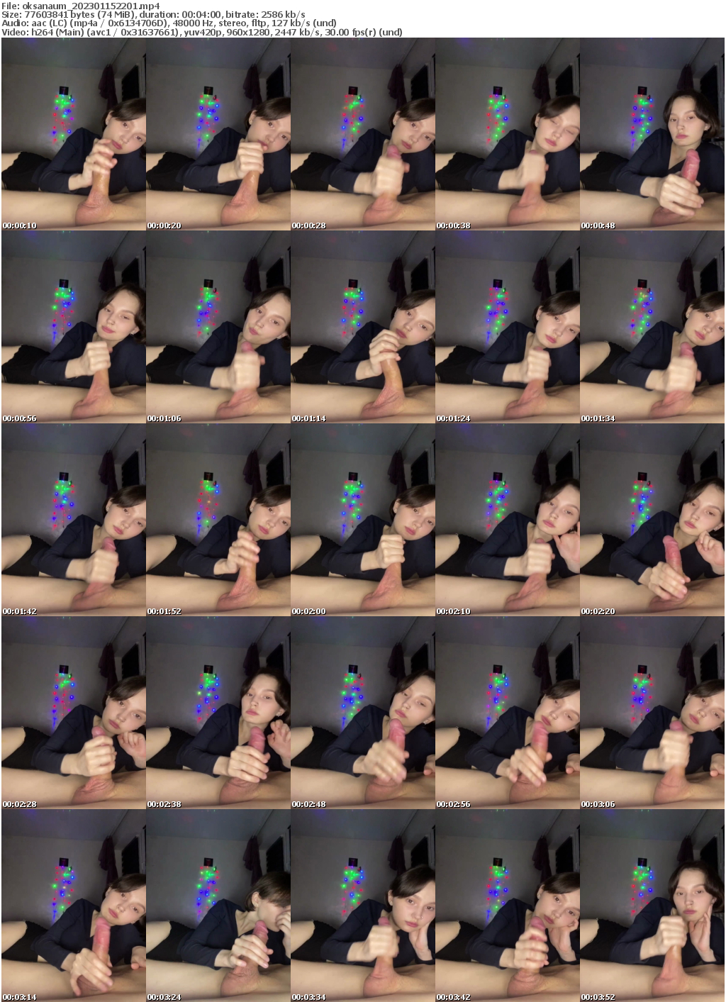 Preview thumb from oksanaum on 2023-01-15 @ bongacams