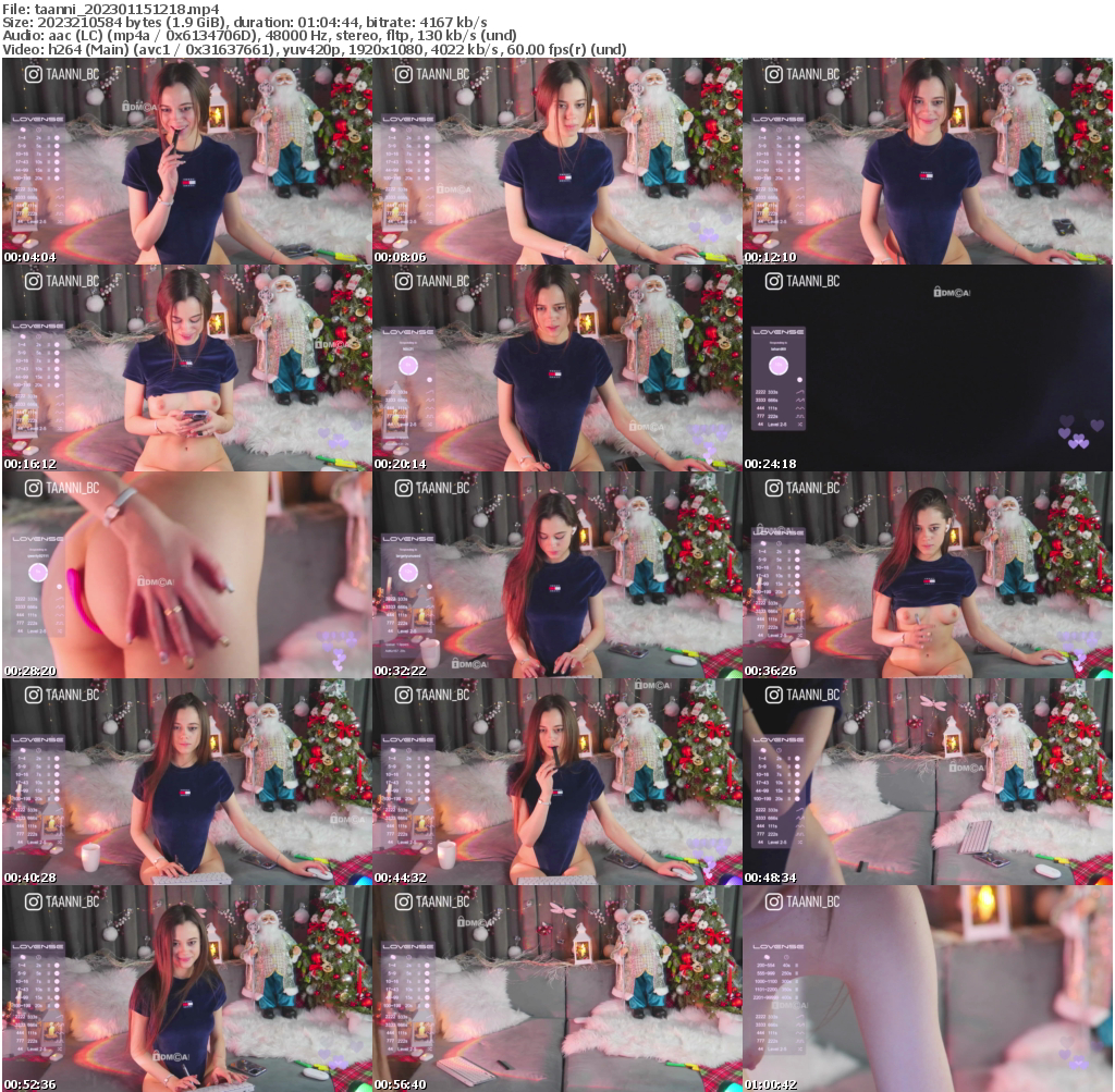 Preview thumb from taanni on 2023-01-15 @ bongacams