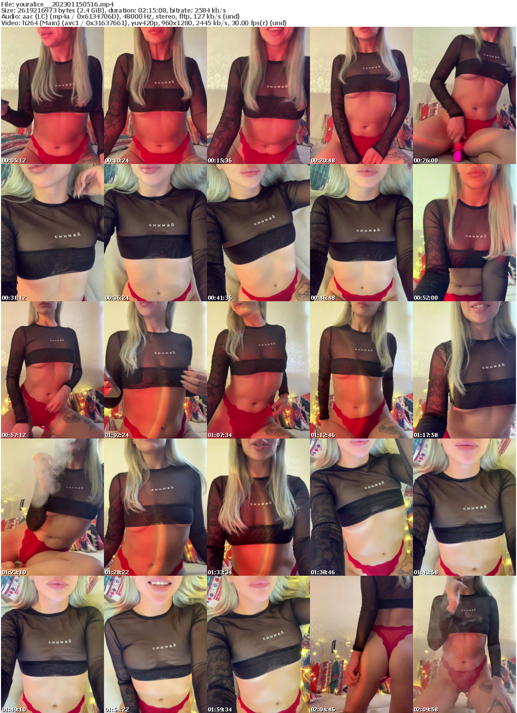 Preview thumb from youralice_ on 2023-01-15 @ bongacams