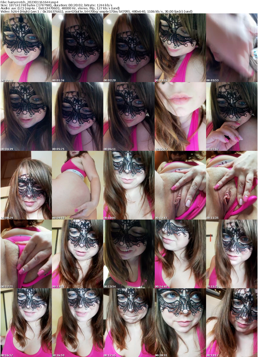 Preview thumb from hairycrotch on 2023-01-16 @ bongacams