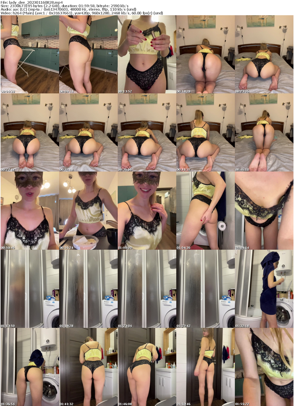 Preview thumb from lady_dee on 2023-01-16 @ bongacams