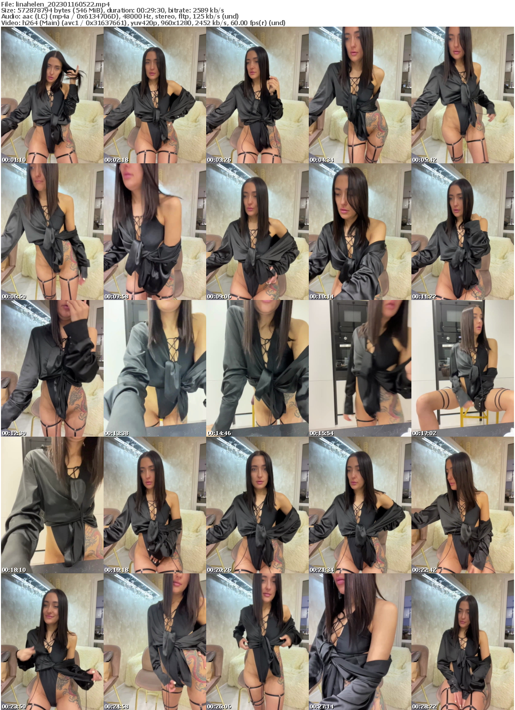 Preview thumb from linahelen on 2023-01-16 @ bongacams