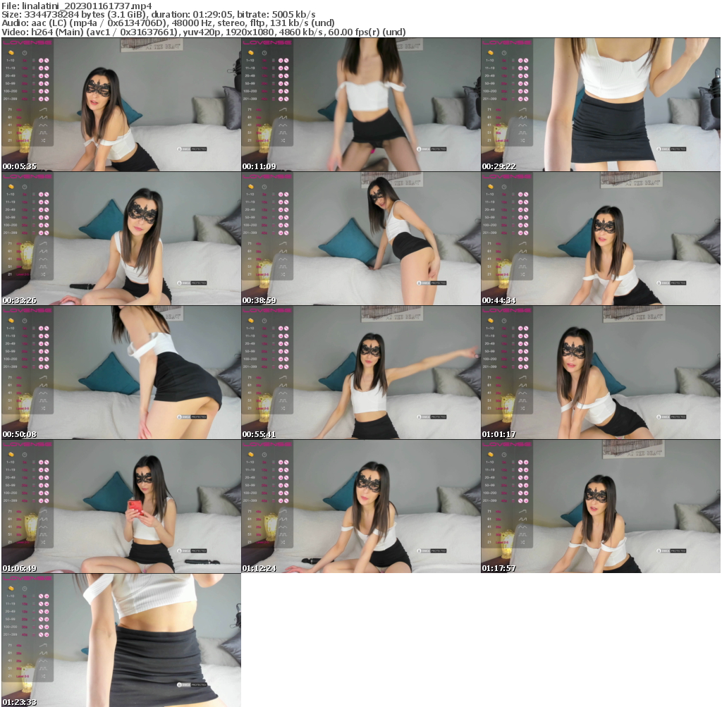 Preview thumb from linalatini on 2023-01-16 @ bongacams