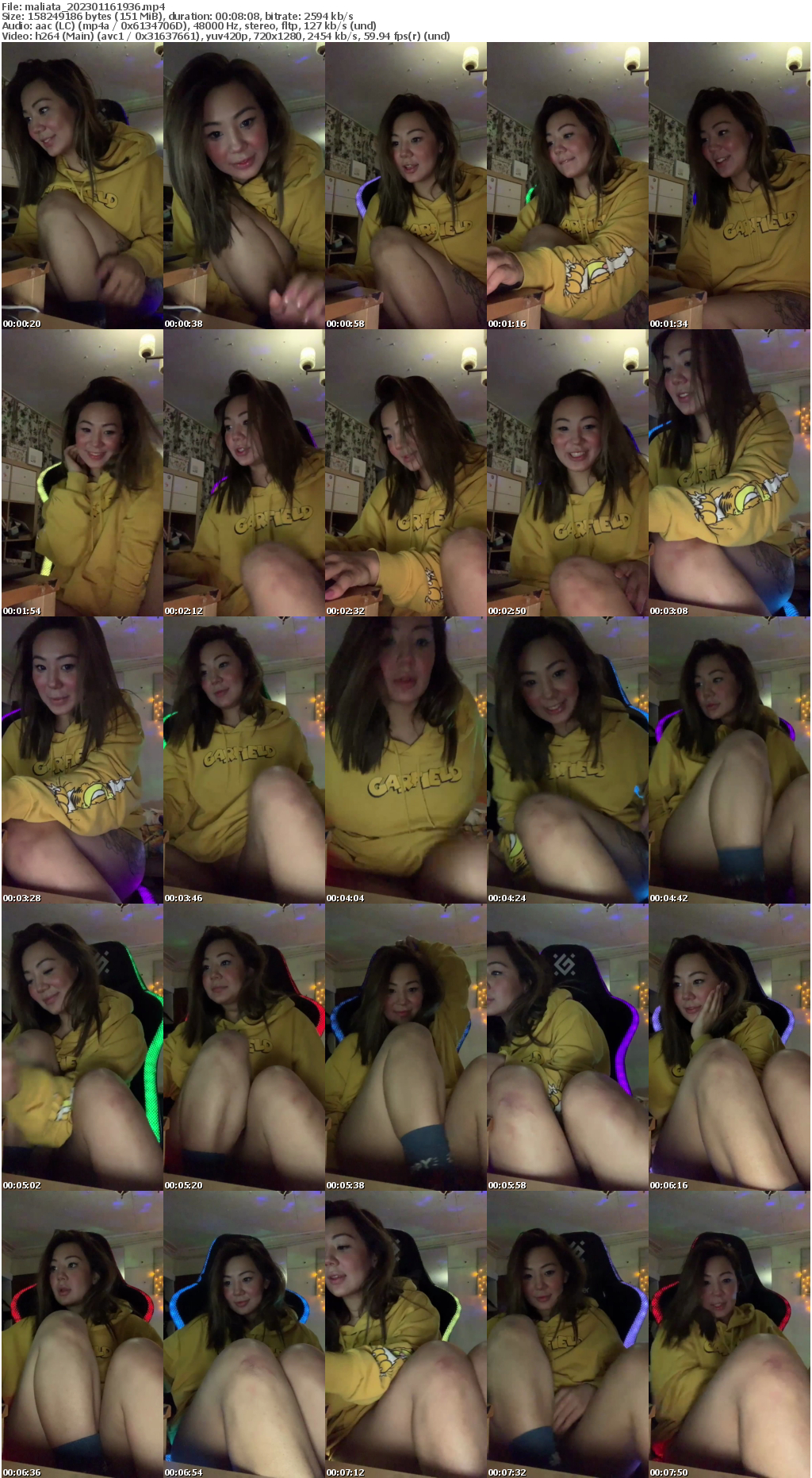 Preview thumb from maliata on 2023-01-16 @ bongacams