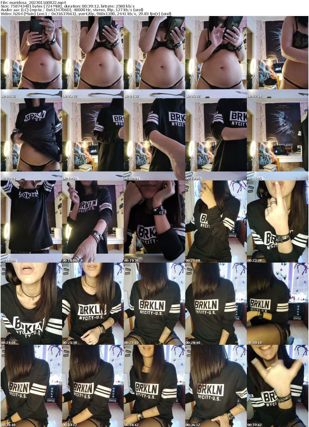 Preview thumb from maridosa on 2023-01-16 @ bongacams