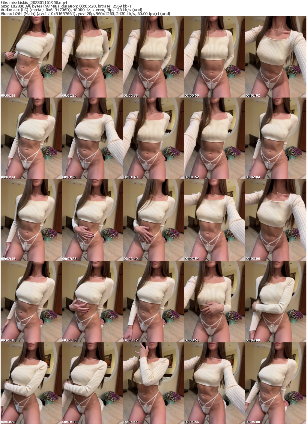 Preview thumb from misskiskis on 2023-01-16 @ bongacams