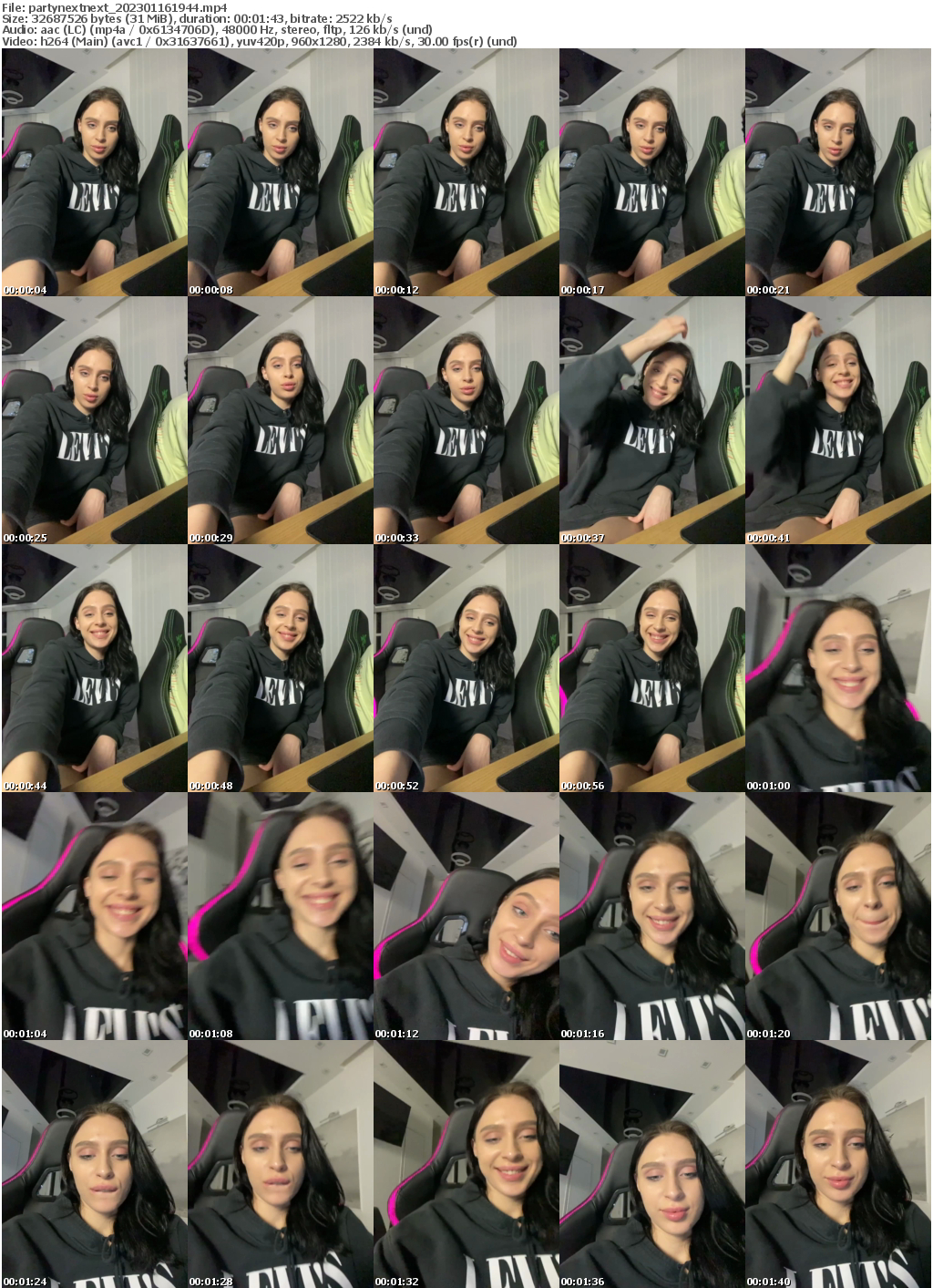 Preview thumb from partynextnext on 2023-01-16 @ bongacams