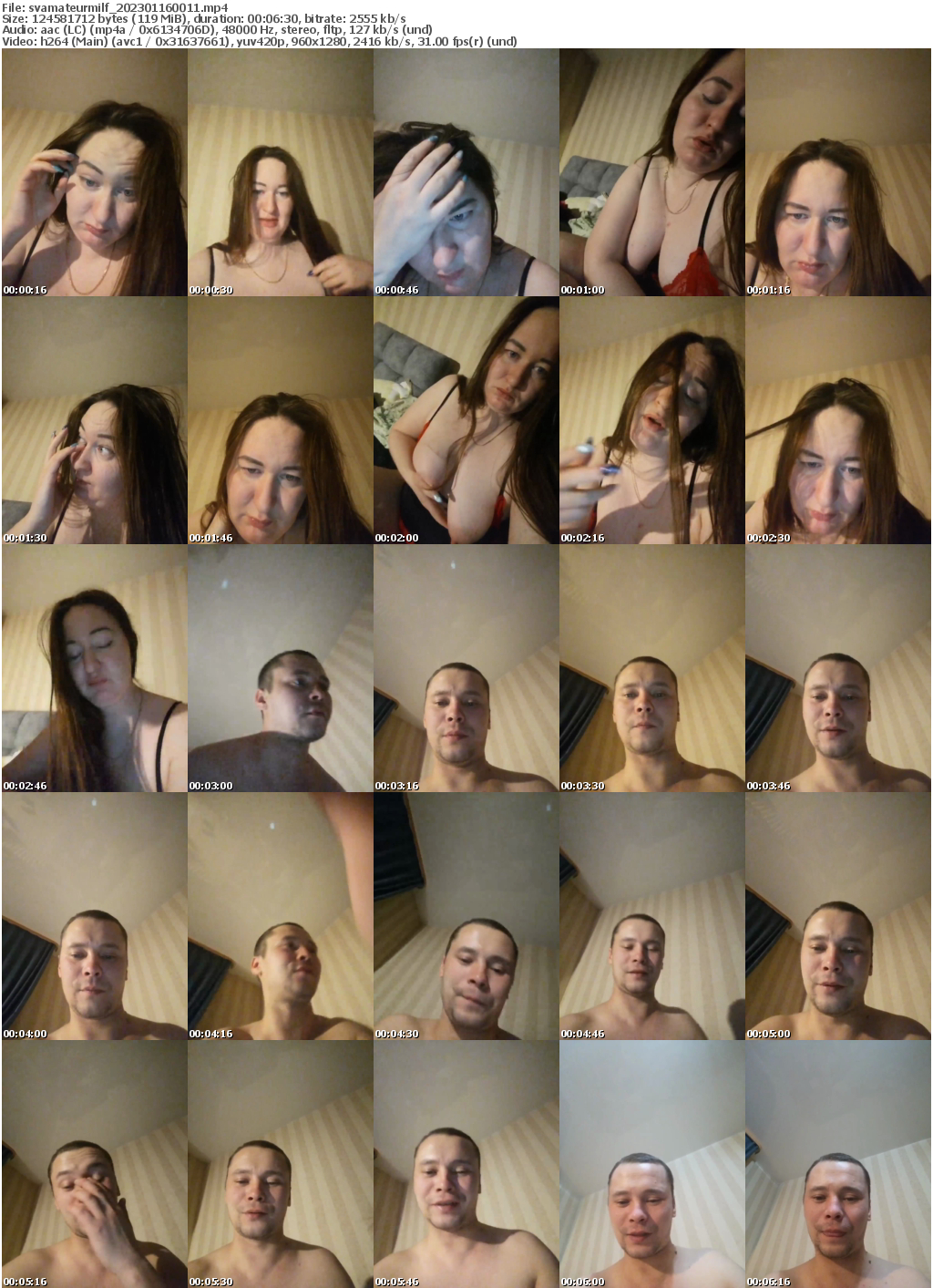 Preview thumb from svamateurmilf on 2023-01-16 @ bongacams